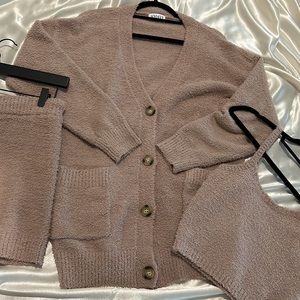 3 piece Teddy Short set! Brand new with tags!